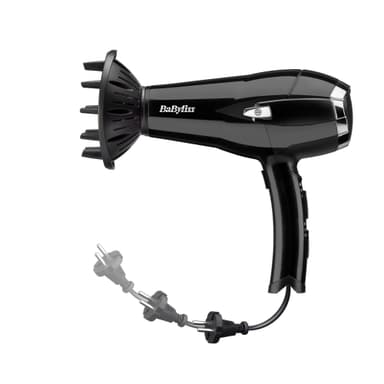 BaByliss D374DE hårfön D374DE (Svart)