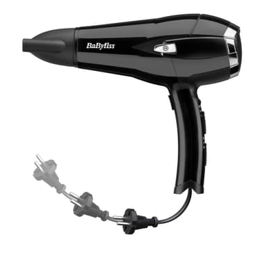 BaByliss D374DE hårfön D374DE (Svart)
