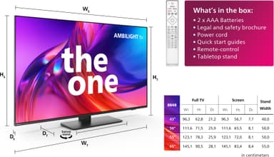 Philips 55” The One PUS8848 4K LED Ambilight Smart TV (2023)