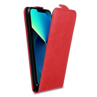 iPhone 13 MINI Flipfodral Skal (Röd)