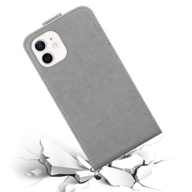 iPhone 12 MINI Flipfodral Skal (Grå)