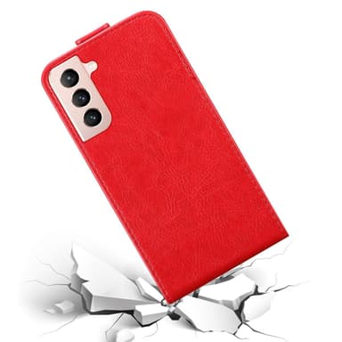 Samsung Galaxy S21 5G Flipfodral Skal (Röd)