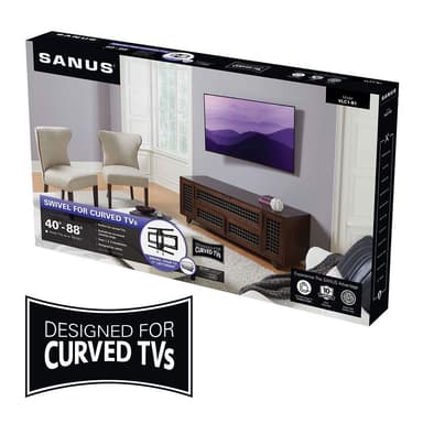 Sanus Väggfäste för välvd TV 40-88" VLC1B2 (svart)