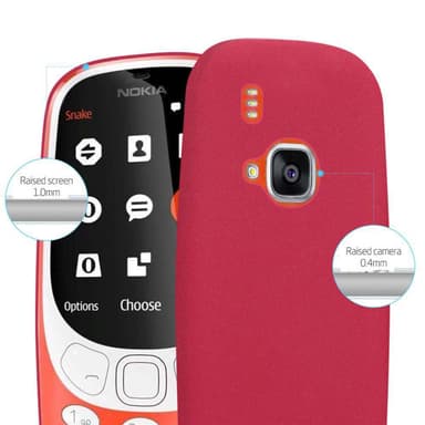 Nokia 3310 2G Skal Fodral Case (Röd)