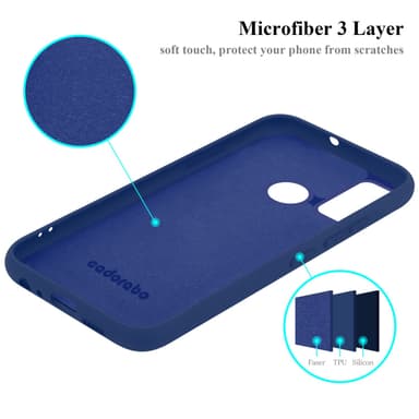 Huawei P SMART 2020 Skal Fodral Case (Blå)