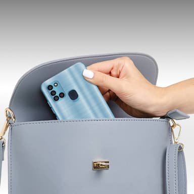 Samsung Galaxy A21s Skal Fodral Case (Turkos)