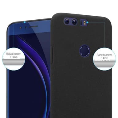 Honor 8 / 8 PREMIUM Skal Fodral Case (Svart)