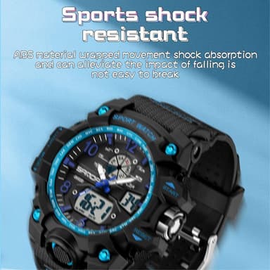 Armbandsklocka Armbandsur Digital vattentät sportklocka etc