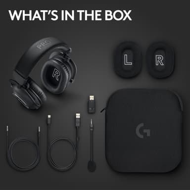 Logitech G Pro X 2 Lightspeed trådlöst gamingheadset (svart)