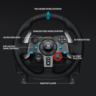 Logitech G29 Driving Force Ratt till racingspel