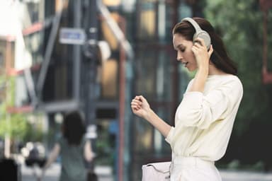 Sony trådlösa around-ear hörlurar WH-1000XM3 (silver)