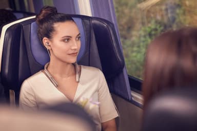 Sony trådlösa in-ear hörlurar WI1000X (champagne)