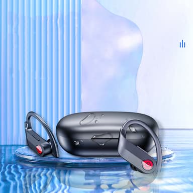 Trådlösa Bluetooth 5.3 HiFi-brusreducerande hörlurar Svart