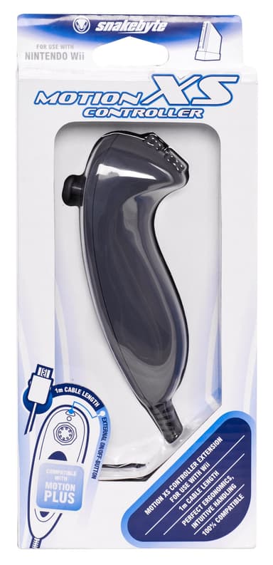 Snakebyte Nunchuk Kontroll till Wii (svart)