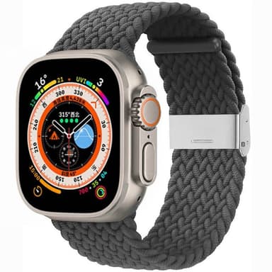Flätat klockarmband Apple Watch Ultra (49mm) - Skygrey