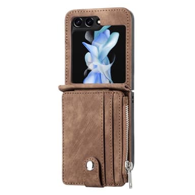 Mobilskal 2i1 Samsung Galaxy Z Flip 5 - Brun