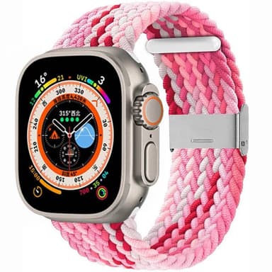 Flätat klockarmband Apple Watch Ultra (49mm) - Gradientred