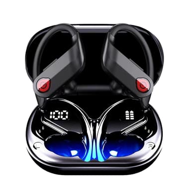 Trådlösa Bluetooth 5.3 HiFi-brusreducerande hörlurar Svart