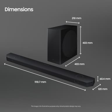 Samsung 5.1.2 kanals HW-Q810C soundbar (svart)
