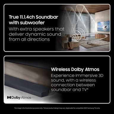 Samsung 11.1.4 kanals HW-Q995C soundbar (svart)