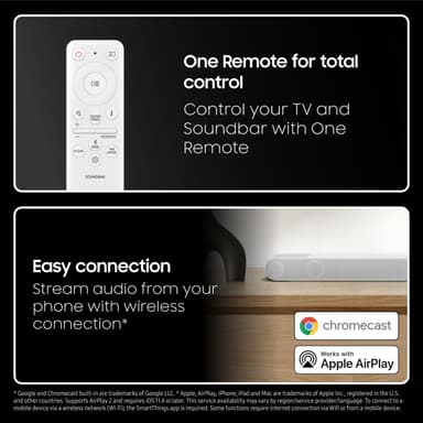 Samsung HW-S811B soundbar med subwoofer