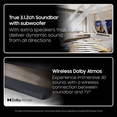 Samsung HW-S810B soundbar med subwoofer
