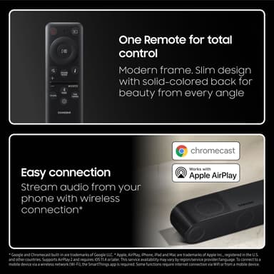 Samsung HW-S810B soundbar med subwoofer