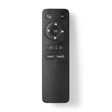 Nedis Motoriserade TV väggfäste | 37-70 "" | Maximal skärmvikt som stöds: 35 kg | Roterbar | Minsta väggdistans: 153 mm | Maximalt väggavstånd: 485 mm | Fjärrstyrd | ABS / Stål | Svart
