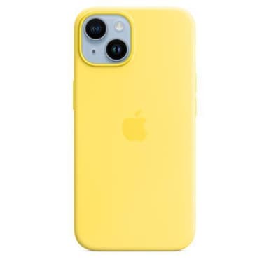 Apple Iphone 14 Silicone Case With Magsafe - Canary Yellow