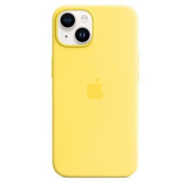 Apple Iphone 14 Silicone Case With Magsafe - Canary Yellow