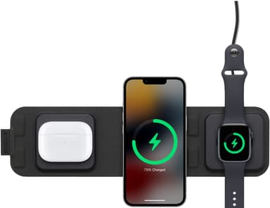 Mophie 3-i-1 MagSafe trådlös reseladdare
