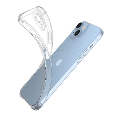 För iPhone 15 Plus Skal Fodral TPU-ram + Akryl Baksida Telefonfodral