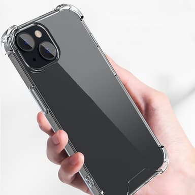 För iPhone 15 Skal Fodral TPU-ram + Akryl Baksida Telefonfodral