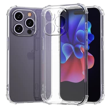 För iPhone 15 Pro Skal Fodral TPU-ram + Akryl Baksida Telefonfodral