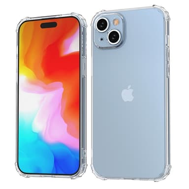 För iPhone 15 Plus Skal Fodral TPU-ram + Akryl Baksida Telefonfodral