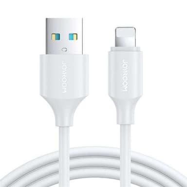 Joyroom USB-kabel USB till Lightning 2,4A 2m - Vit