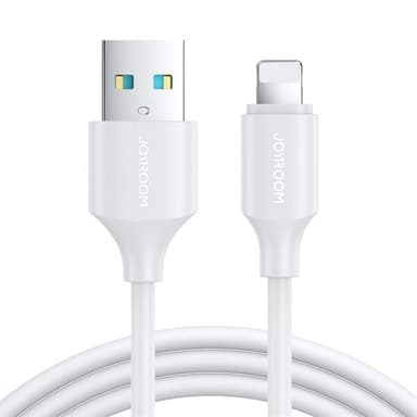 Joyroom USB-Kabel USB till Lightning 2.4A 1m - Vit