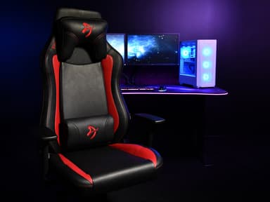 Arozzi Vernazza SoftPU gamingstol (svart/röd)