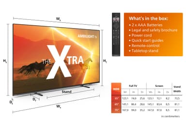 Philips 75” The Xtra PML9008 4K MINI-LED Smart TV (2023)