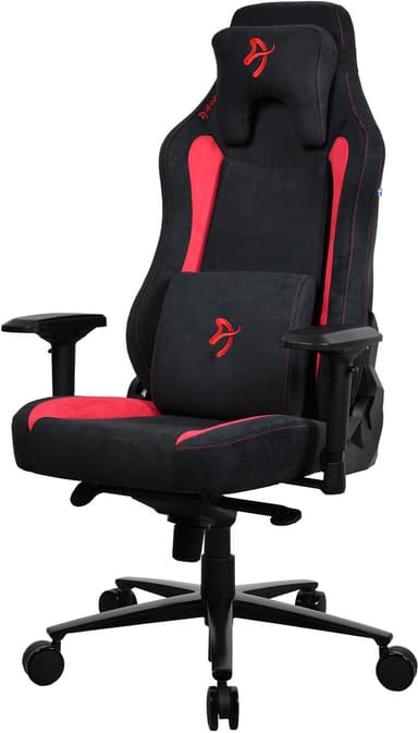 Arozzi Vernazza Supersoft Fabric gamingstol (svart/röd)