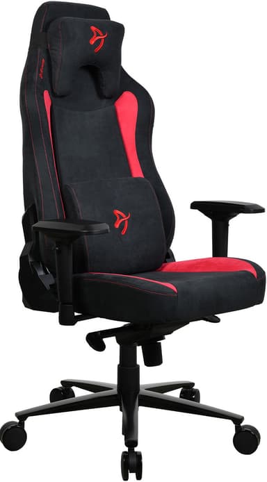 Arozzi Vernazza Supersoft Fabric gamingstol (svart/röd)