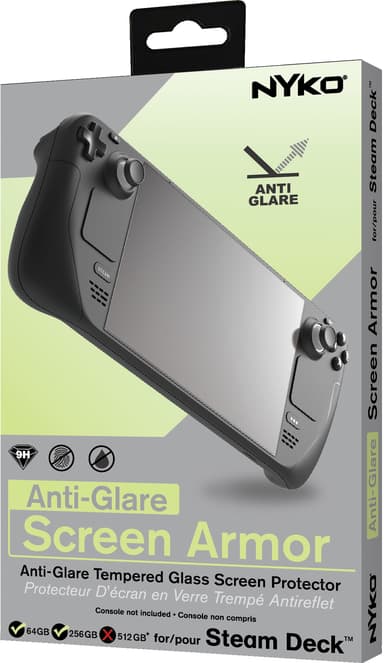Nyko Steam Deck Anti Glare Armor skärmskydd