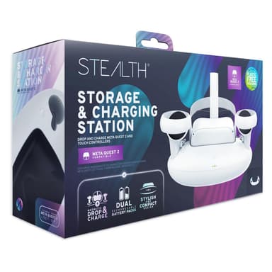 Stealth Store & Charge Station for Meta Quest 2