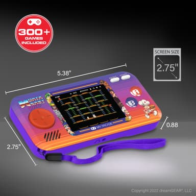 My Arcade Pocket Player Data East Hits handhållen konsol