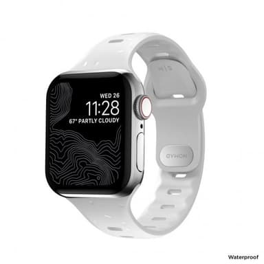 NOMAD Apple Watch 38/40/41mm Armband Sport Slim Band Vit