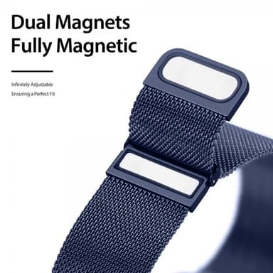 DUX DUCIS Samsung Galaxy Watch 20mm Armband Milanese Blå