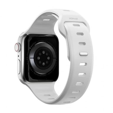 NOMAD Apple Watch 42/44/45mm/Apple Watch Ultra Armband Sport Slim Band Vit