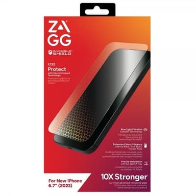 ZAGG InvisibleShield iPhone 15 Plus Skärmskydd Glass XTR3