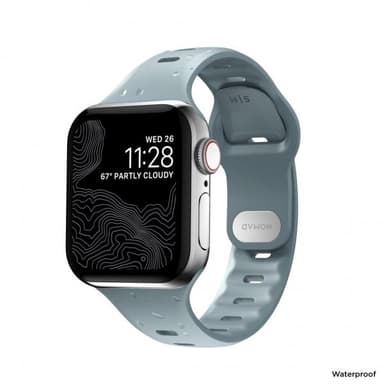 NOMAD Apple Watch 38/40/41mm Armband Sport Slim Band Glacier Blue