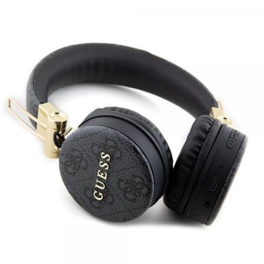 Guess Trådlösa Hörlurar Bluetooth Metal Logo Svart